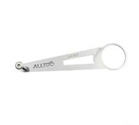 Guide de chaîne de vélo en alliage d'aluminium pour Birdy, 48-53T 54-60T, protecteur de dérailleur avant à disque unique, support de chaîne léger en acier inoxydable pour 1 pièce de vélo, argenté (54