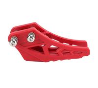 Guide de chaîne en ABS rouge antidérapant pour moto et vélo