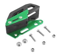 Guide de chaîne pour moto tout-terrain, construction en caoutchouc et aluminium, 4 options de couleur, s'adapte à la plupart des motos de motocross (vert)