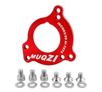 Guide de chaîne pour vélos tout-terrain avec pédalier fileté externe BSA et options de montage ISCG-03 ISCG-05 (rouge)