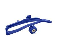 Guide de chaîne Swing Barm Slider Rouleau inférieur Compatible avec YZ125 YZ250 YZ250F YZ450F WR250F WR450F MOTODES 2007-2021(Blue Swingarm)