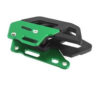 Guide de chaîne universel pour moto tout-terrain, protecteur de chaîne en caoutchouc et aluminium, s'adapte à la plupart des motos motocross et tout-terrain (vert)