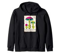 Guide de Champignon Vintage Mycologie Forager Sweat à Capuche