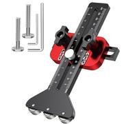 Guide de clôture de table en aluminium léger - Outil de coupe réglable - Design haute performance avec système de poulie fluide - Accessoire fiable pour planificateur de routeur