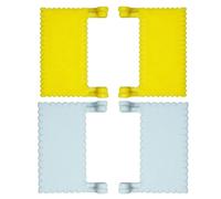 Guide de - Cohérence des marges, poignée de finition des bords en acier inoxydable, jauge de professionnelle de 5,7 x 3,9 cm, marqueur gradué | Accessoire de pour débutants et