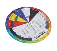 Guide de Combinaison D'identification de Correspondance de Couleurs de Tatouage de Roue Chromatique de 23,5 Cm de Diamètre pour Tatoueurs, Peintres, Artisans, Idéal