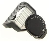 Guide de coupe 35808610 molette réglable 0.5 à 12 mm pour tondeuse à barbe compatible Babyliss T861E, T881E et T885E