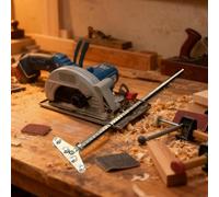 Guide De Coupe De Bois De Précision - Échelle De Mesure De 50 Cm, Règle Réglable En Acier Inoxydable, Calibrateur De Positionnement De Haute Précision Avec Bords Marqués | Outil Professionnel Pour Le