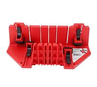 Guide de coupe de boîte de scie à onglets pour bois, gypse et carrelage, armoire de sciage manuelle en plastique ABS avec fentes d'angle de 22,5, 45 et 90 degrés pour les