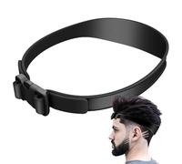 Guide de coupe de cheveux-bande de coupe de cheveux en silicone non slip pour hommes | Outil de coupe autonome réglable pour coupe de cheveux faire -de -te à la maison, modèle de coupe de cape