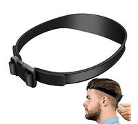 Guide de coupe de cheveux, bande incurvée antidérapante en silicone, outils de rasage, guide de coupe de cheveux parfait pour homme, idéal pour créer des lignes directrices de décoloration de la peau