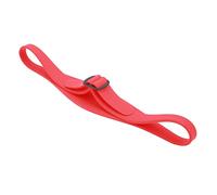 Guide de coupe de cheveux, bande transparente lavable réglable pour salon de coiffure pour enfants (rouge)