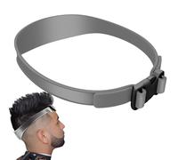 Guide de coupe de cheveux, bandes de coupe de cheveux incurvées antidérapantes en silicone, modèle de rasage, bandes incurvées en silicone souple, outils de coupe de cheveux, grille pour créer une