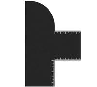 Guide de coupe de cheveux, cartes d'amélioration de barbier, facile à nettoyer, carte d'amélioration des lignes de cheveux, pochoir de barbe pour façonner la barbe