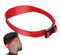 Guide de coupe de cheveux, modèle de rasage de décolleté de bande de coupe de cheveux en silicone incurvé - Outils de coupe de cheveux, idéal pour créer des directives pour le s