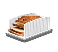 Guide de coupe de pain manuel | Trancheuse à pain manuelle | Machine à pain sandwich | Machine à pain avec plateau à miettes, guide compact pour couper des toasts pour pain fait maison, bagels
