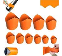 Guide de coupe de précision pour tuyau, kit de gabarit de selle de tuyau de plomberie, guide de coupe d'isolation de tuyaux métalliques pour outils d'installation d'onglet, guides de coupe précis de