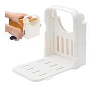 Guide de coupe de sandwich : 1 unité de trancheuse de boulangerie compacte, niveleur alimentaire à base stable, séparateur de pâtisserie portable | Assistant de coupe en bois de bambou antidérapant
