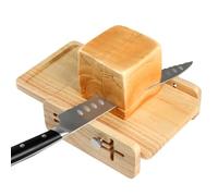 Guide De Coupe Du - 27 X 18 X 6 Cm, Planche À Trancher Le Manuelle Bois, Coupe- Réglable | Plateau À Miettes, Outil De Cuisson Pour Gâteaux Au Levain, Toast, Bagels, Accessoire De Cui