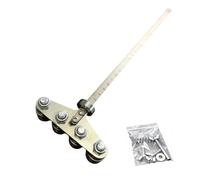 Guide de coupe en acier inoxydable pour scies circulaires, rail de guidage réglable et étrier de positionnement pour des mesures précises et une coupe simple du bois (quad-axe, 60 cm)