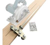 Guide de Coupe pour Scie Circulaire avec Roulements 1/2/4 Axes - Rail Guidage Aluminium Réglable pour Coupes Droites et Travail du Bois, Bricolage(Four-axis 60cm/23.62in)