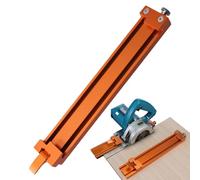 Guide de coupe pour scie circulaire | Rail de base en d'aluminium pour le travail du bois | Pince de positionnement Outils de travail du bois pour lignes droites Garniture de porte Travail