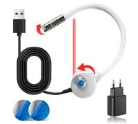 Guide de Couture Laser Pour Machines à Coudre, Voyant Indicateur de Matelassage Pour Machines à Coudre Lampe de Positionnement Point/Ligne/Croix Laser Réglable (Rouge-Ligne, Réglable Luminosité)