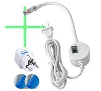 Guide de Couture Laser Pour Machines à Coudre, Voyant Indicateur de Matelassage Pour Machines à Coudre Lampe de Positionnement Point/Ligne/Croix Laser Réglable (Vert-Croix)