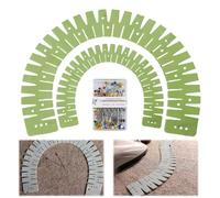 Guide de couture multidirectionnel en silicone pour bordures incurvées, règle d'ourlage professionnelle avec trous de positionnement pré-marquage, règle d'ourlet résistante à la chaleur pour