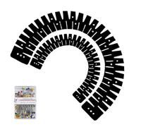 Guide de couture multidirectionnel en silicone pour bordures incurvées - Règle d'ourlage professionnelle avec trous de positionnement pré-marquage - Outil professionnel de coupe de tissu