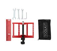 Guide de de bois de scierie à chaîne Fixation de tronçonneuse verticale réglable à 4 vitesses Plage fixe Acier rapide durable Mini taille Installation facile pour menuisier