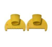 Guide de de couverture, 2 pièces de calibre 4 mm et 3 mm, outil réutilisable imprimé 3D de taille moyenne, pour matériau pliable, accessoire de à la main avec fonction de mesure