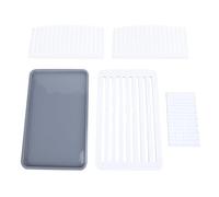 Guide de de pain, largeur réglable, pliable, compact, avec plateau à miettes, pain pour gâteaux, bagels, pain faits maison