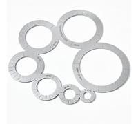 Guide de découpe d'angle et de cercle en cuir Outil pour travail du cuir - Fabriqué en acier inoxydable au Royaume-Uni