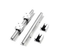 Guide de défilement linéaire miniature 4 pièces SBR12UU bloc roulement à billes avec curseur + 2 pièces SBR12 guide linéaire entièrement pris en charge arbre linéaire (550 mm)