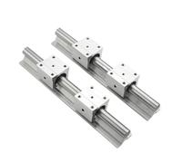 Guide de défilement linéaire miniature Guide de support pour rail linéaire 2 pièces SBR20, longueur 1 700 mm, et 4 blocs de roulements linéaires SBR20UU