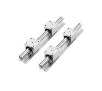 Guide de défilement linéaire miniature SBR13 200-950 mm 2 pièces de guides linéaires + 4 pièces SBR13UU blocs roulement pièces de fraises à mouvement fluide (450 mm)