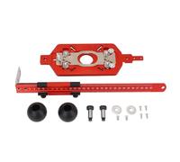 Guide de défonceuse 3 en 1 en alliage d’aluminium, support multifonction réglable pour rainurage, coupe circulaire et fraisage - Précision optimale et stabilité renforcée, idéal