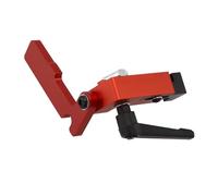 Guide de défonceuse à onglets avec rail en T for le travail du bois : installation facile et rapide, alliage d'aluminium de qualité supérieure.