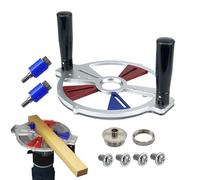 Guide de défonceuse pour cercles,Glissière réglable pour affleureuse,Gabarit de perçage | Gabarits de cercle pour projets : construction, rénovation, maison, atelier, ébénisterie,