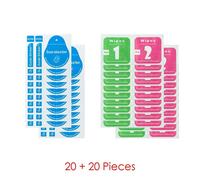 Guide De Dépoussiérage D'écran Lcd Pour Iphone Samsung Huawei,Nettoyeur D'écran,Autocollant Propre,Livres,Papier,Absorbeur De Poussière,Téléphone Portable Smartphone - Type Wipes 20 Sticker 20
