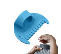 Guide de du modèle de doigt, guide de à à la main - Modèle d'espacement de à la main - Outil de jauge à aiguille de protection du pouce pour les arts de tissu de courtepointe