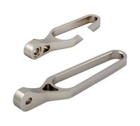 Guide de durite Bike It titane, petit, 52 mm de longueur