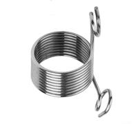 Guide de fil à tricoter en acier inoxydable pour bague avec double guides à ressort pour une tension uniforme, dé à coudre confortable pour réduire la tension pour le tricot et le crochet (taille L)