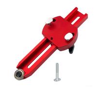 Guide de gabarit de scie de table pour rails en T en aluminium avec roulement à rouleaux 1/16 dans 7,6 à flexible dans la gamme compatible avec 20/30/45/50