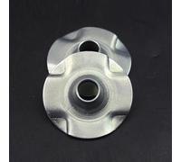 Guide de gabarit pour douille pour machine à couper, défonceuse en métal de 10 mm pour guide de bord, compatible avec les modèles 3701/3703/3709, finition argentée