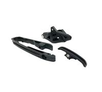 Guide de Garde de Bras de Curseur de la chaîne Compatible avec 125-450 cm3 Compatible avec Divers modèles en Dessous de la Protection coulissante(Black Set)