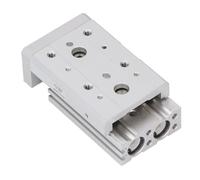 Guide de glissement pneumatique Cylindre de haute précision Table à glissière linéaire Cylindre d'air avec anneau magnétique pour automatisation industrielle en aluminium en acier