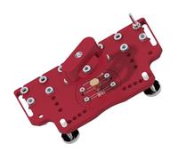 Guide de goupilles d'étagère professionnel et guide de charnière pour charnière cachée de 35 mm, travaux de travail du bois, projets précis, format de joint permanent en aluminium