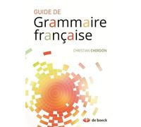 Guide de grammaire française